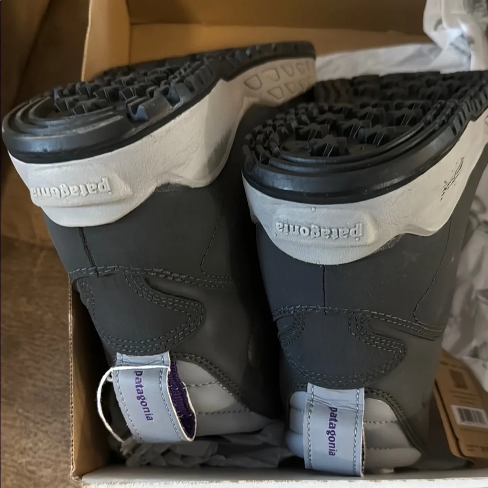 Patagonia Gray and Purple Hiking Boots - Picture 3 of 5